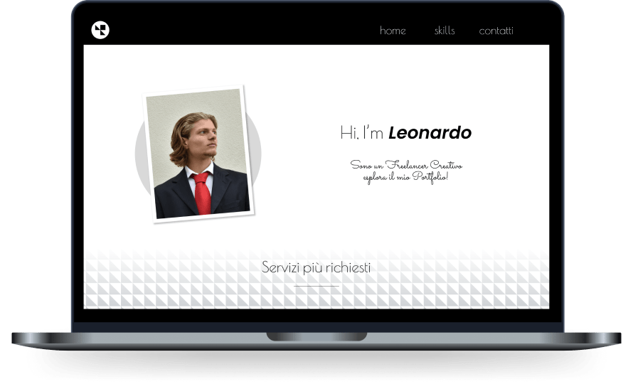 Mockup creazione sito web leonardo ranocchi